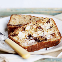 Rich chocolate and prune bread