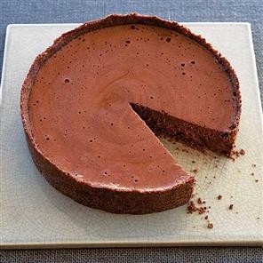 Rich chocolate mousse torte