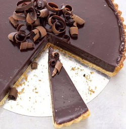 Rich chocolate tart