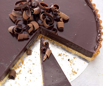Rich chocolate tart
