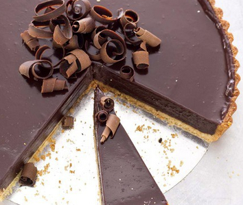 Rich chocolate tart
