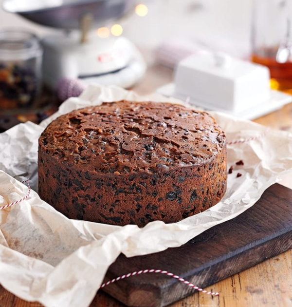 Rich fruit Christmas cake