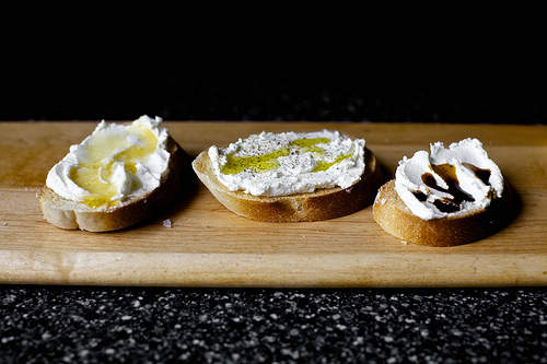 Rich homemade ricotta
