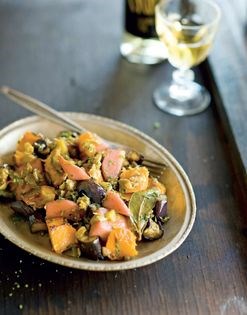 Rich quince and pumpkin ratatouille (Alboronía)