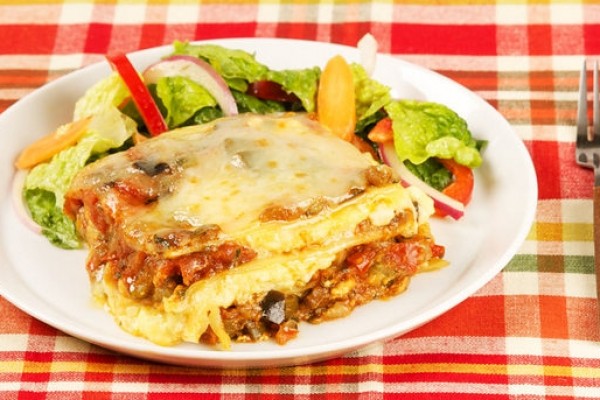 Rich vegetable lasagna