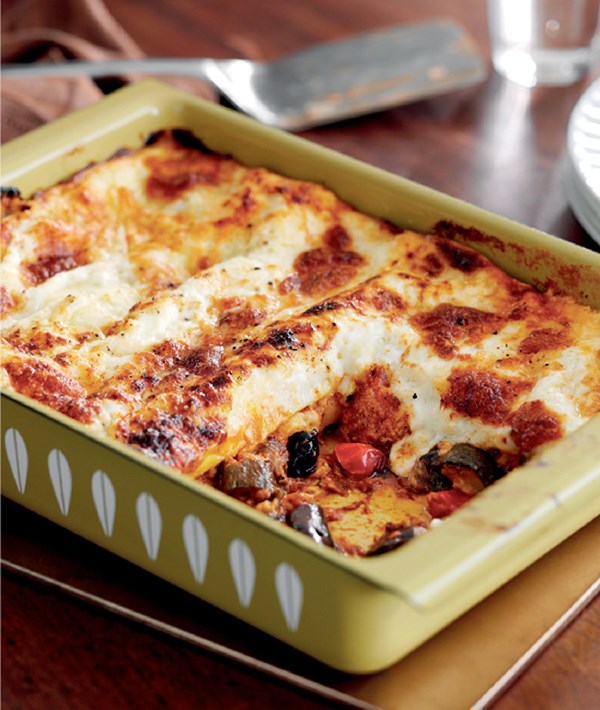 Rich vegetable lasagne