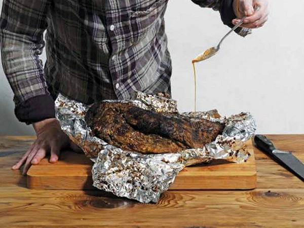 Richard Blais's brisket with coriander, black pepper, and brown sugar (Cook the Book)