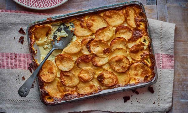 Richard Olney’s scalloped potatoes 