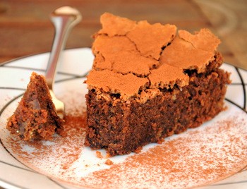 Rick Bayless's rustic amaranth chocolate cake