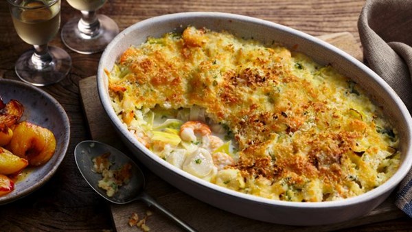 Rick Stein's seafood gratin