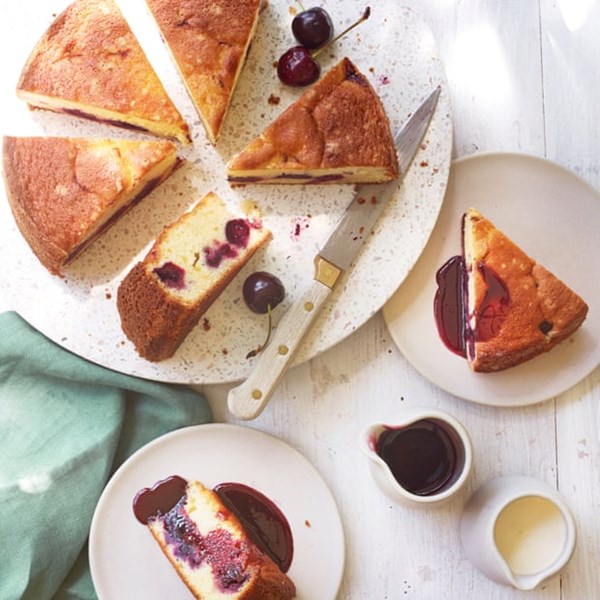 Ricotta and cherry cake