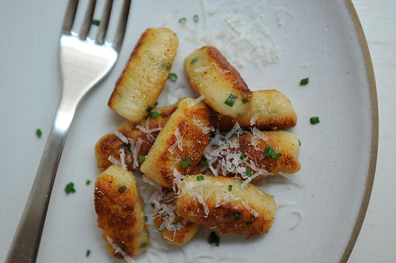 Ricotta and chive gnocchi