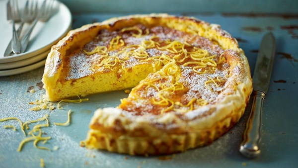 Ricotta and lemon tart (Torta di ricotta e limone)