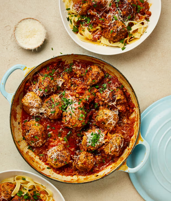 Ricotta and oregano lamb meatballs