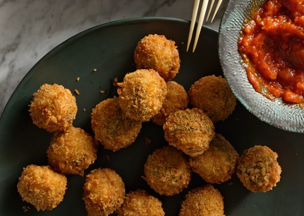 Ricotta and sage fried meatballs