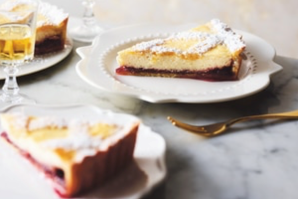 Ricotta and sour cherry tart (Crostata di ricotta e visciole)