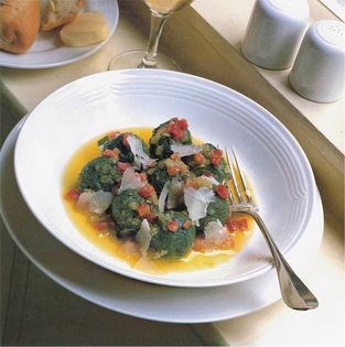 Ricotta and spinach gnocchi