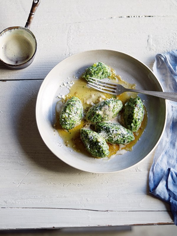 Ricotta and spinach gnocchi (Malfatti)