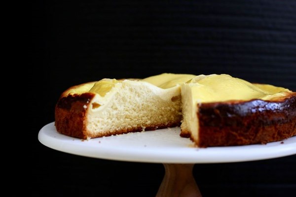 Ricotta Calvados cake
