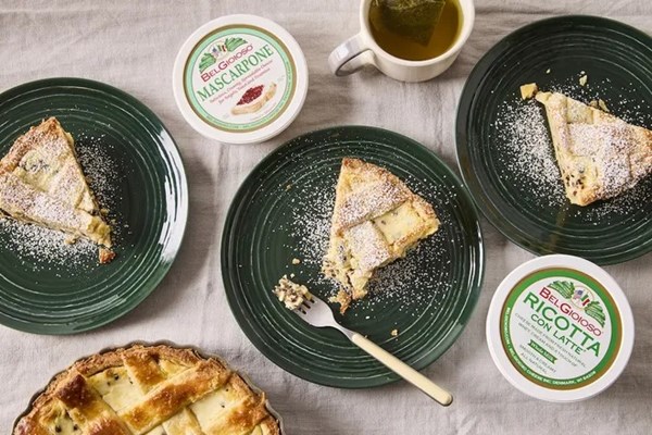 Ricotta cannoli crostata