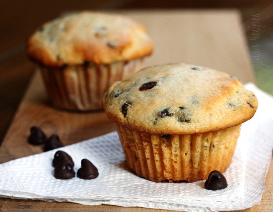 Ricotta cheese chocolate chip muffins