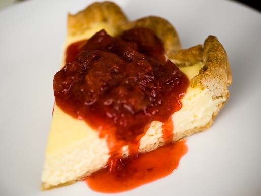 Ricotta cheesecake pie