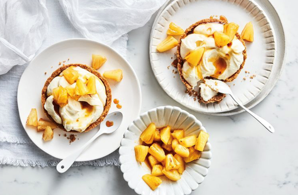 Ricotta, ginger and pineapple tarts
