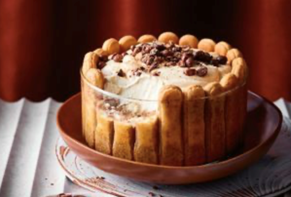 Ricotta, nutmeg and dark rum tiramisu