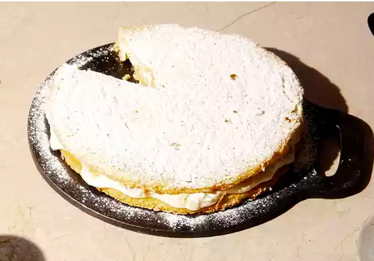 Ricotta pear torta [Campania]