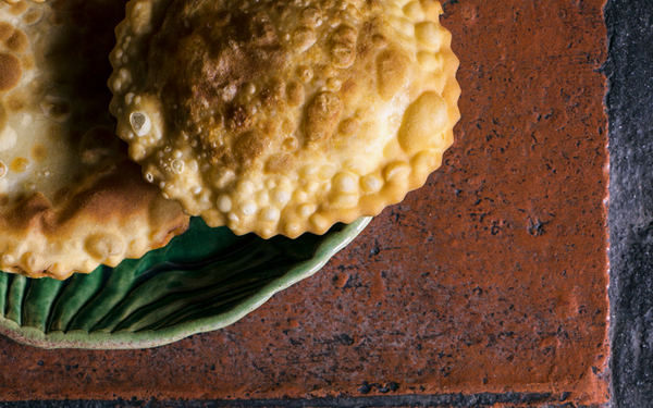 Ricotta, potato, and scallion fritters