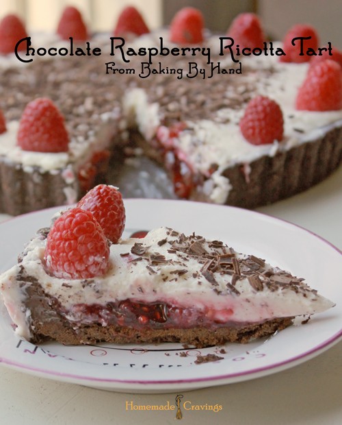 Ricotta triptych 3: chocolate-raspberry ricotta tarts