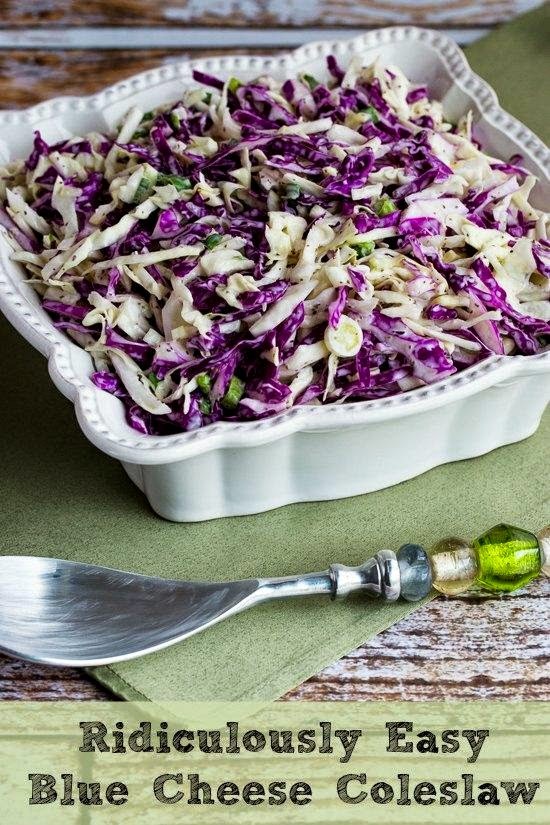 Ridiculously easy blue cheese coleslaw 