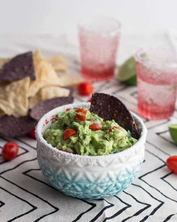 Ridiculously easy classic fiesta guacamole