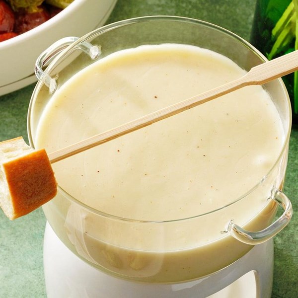 Riesling & Swiss cheese fondue