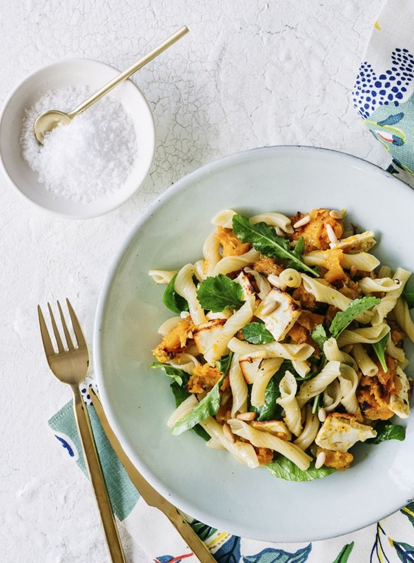 Rigatoni with butternut squash