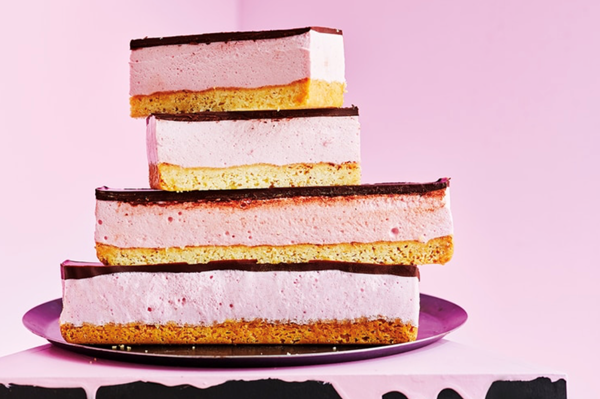 Rippin' raspberry slice