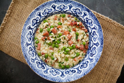 Risi e bisi, Italian rice and peas