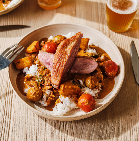 Rising Star red duck curry