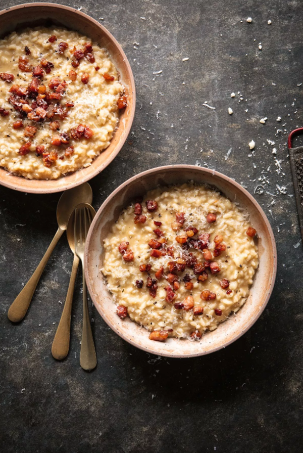 Risotto carbonara