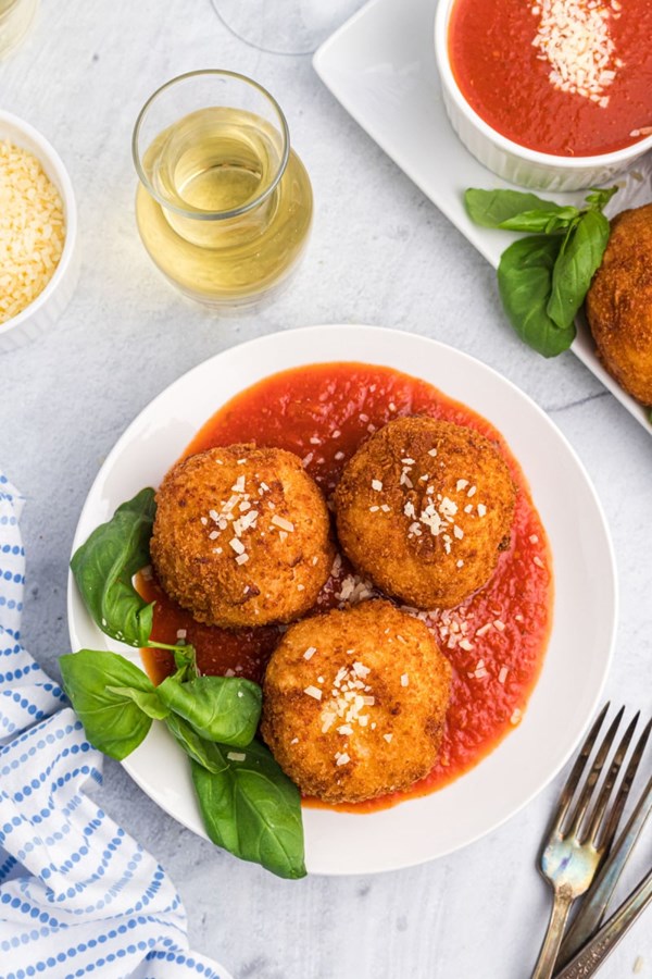 Risotto croquettes 
