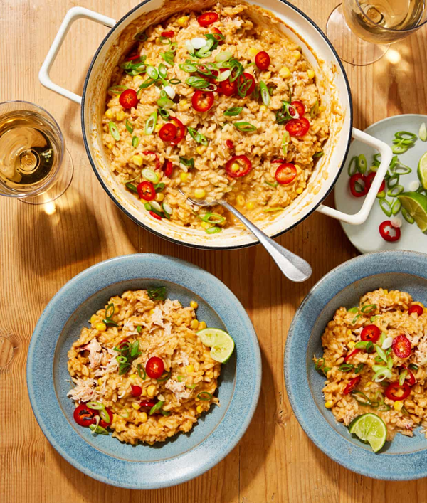 Risotto of crab, sweetcorn and chilli (Dave Wall)