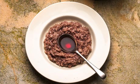 Risotto with Barolo and Castelmagno