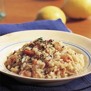 Risotto with crab and shrimp (Risotto al granchio e gamberi)