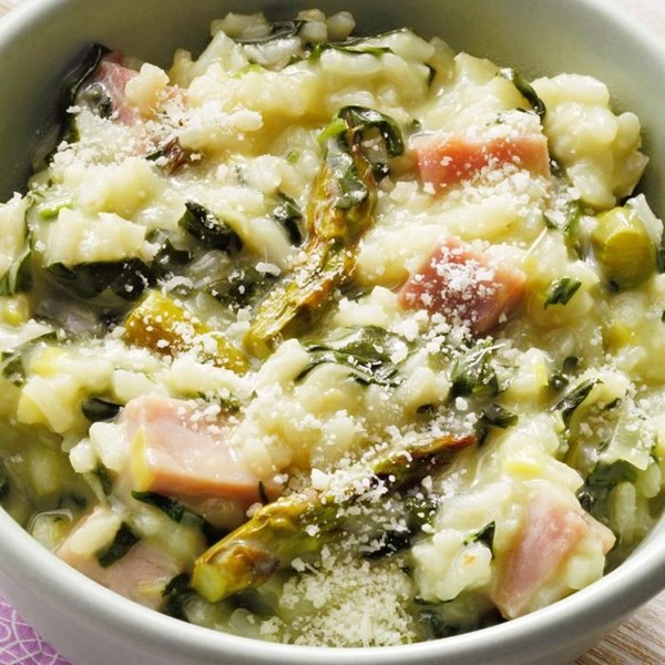 Risotto with lemon & spring vegetables