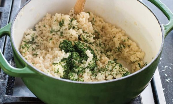 Risotto with Parmesan and herbs