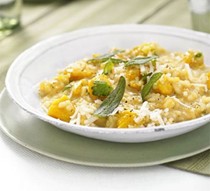 Risotto with squash and sage