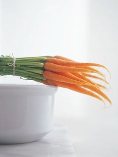 Roast baby carrots
