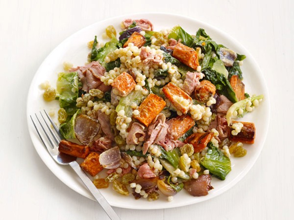 Roast beef and couscous salad