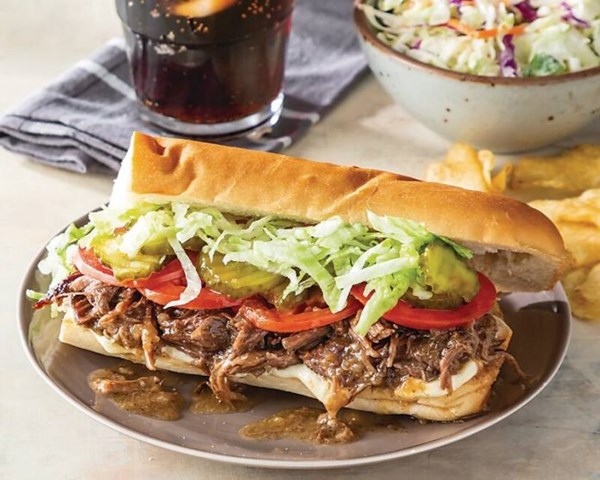 Roast beef po' boys