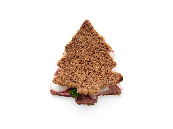 Roast beef tea sandwiches 